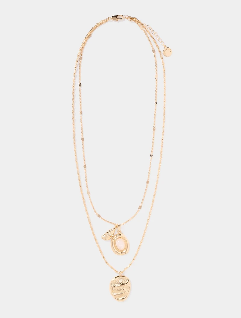 Signature Miriam Molten Stone Drop Necklace