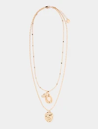 Signature Miriam Molten Stone Drop Necklace