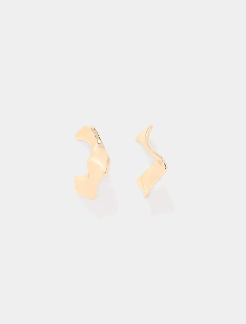 Signature Vanessa Organic Large Hoop Earrings