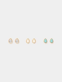 Mini Teardrop Multi Pack Earrings