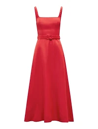 Hayden Square Neck Midi Dress