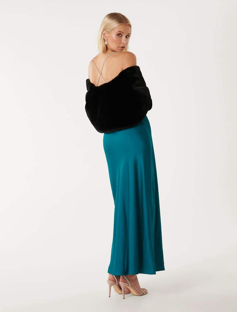 Sophia Faux Fur Wrap
