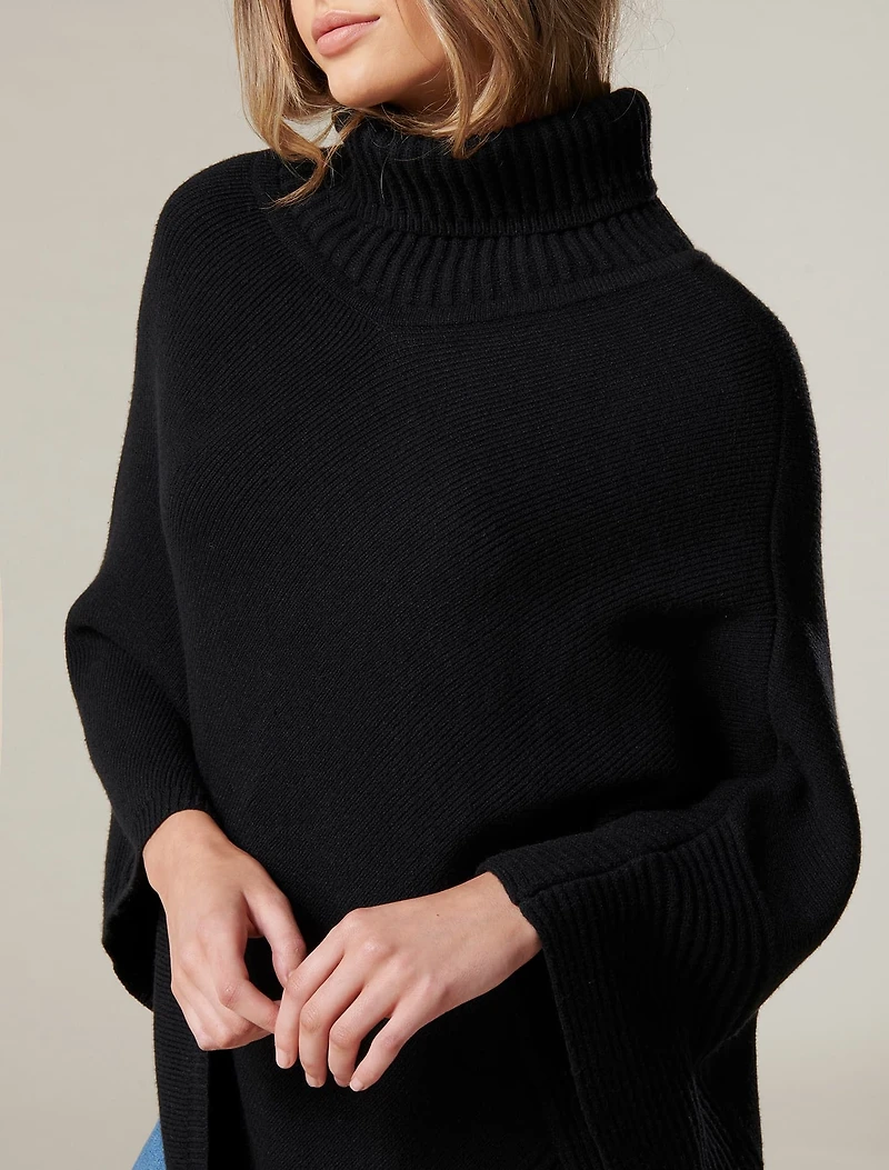 Eve Roll Neck Poncho