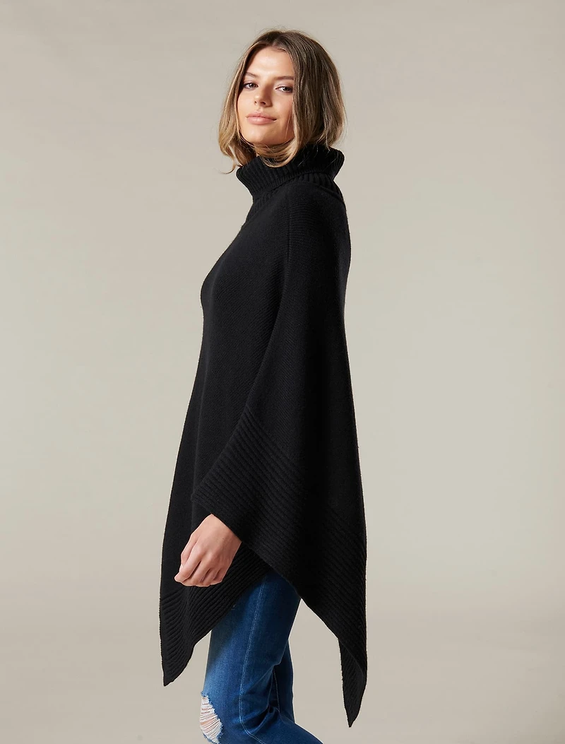 Eve Roll Neck Poncho