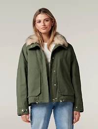 Elle short parka