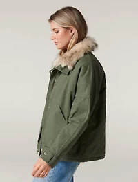 Elle short parka