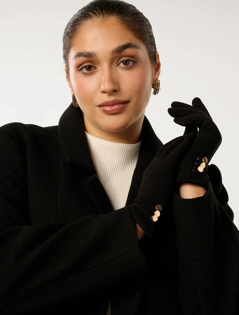 Bernie Button Gloves