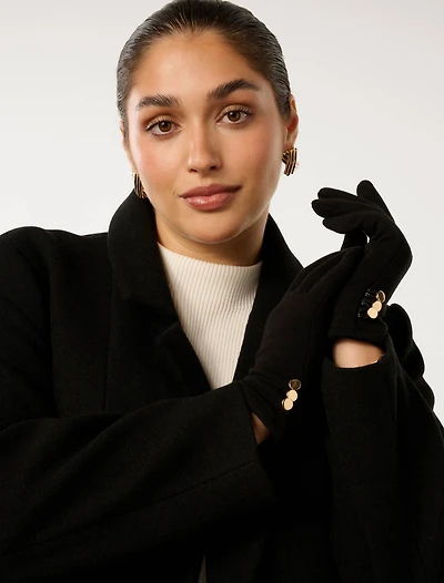 Bernie Button Gloves