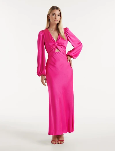 Wren Long Sleeve Twist Maxi