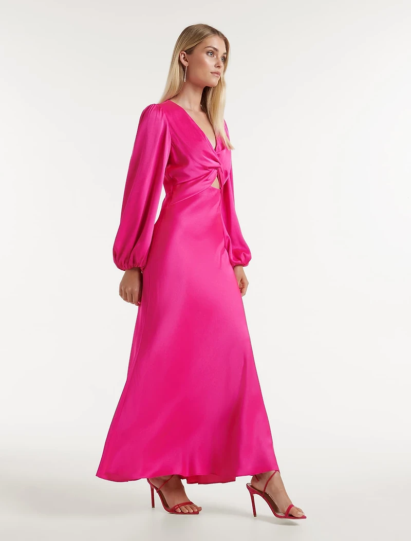 Wren Long Sleeve Twist Maxi