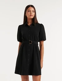 Tamara Belted Waist Mini Dress