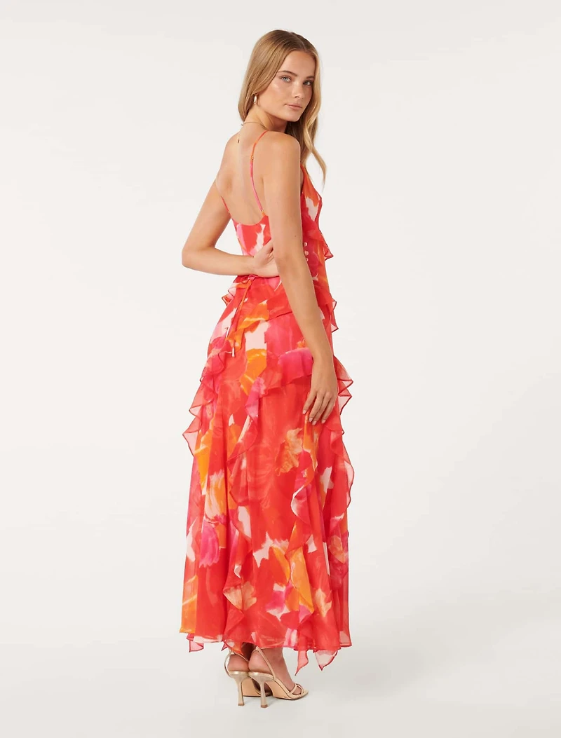 Poppy Ruffle Gown