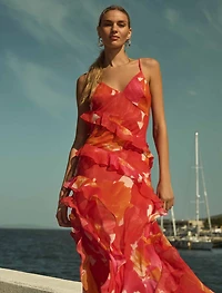 Poppy Ruffle Gown