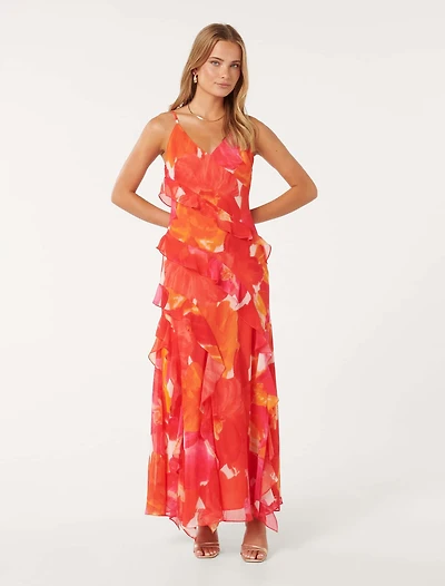 Poppy Ruffle Gown
