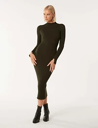 Georgia Textured Column Knit Dress