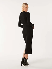 Lily Rib Column Knit Dress