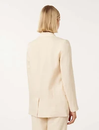 Lacey Linen Blazer