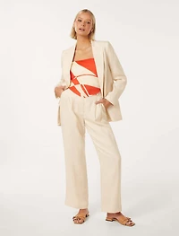 Lacey Linen Blazer