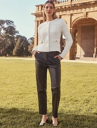 Alexis Vegan Leather Slim Leg Pant