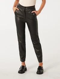 Alexis Vegan Leather Slim Leg Pant