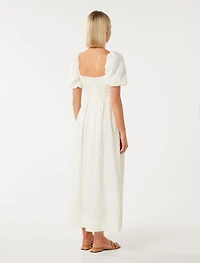 Destiny Ruched Bodice Midi Dress