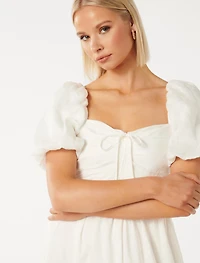 Destiny Ruched Bodice Midi Dress