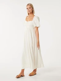 Destiny Ruched Bodice Midi Dress