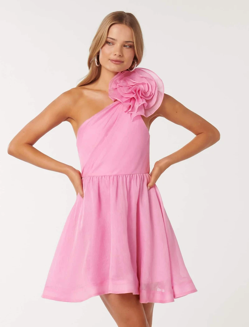 Gigi Silk Rosette Mini