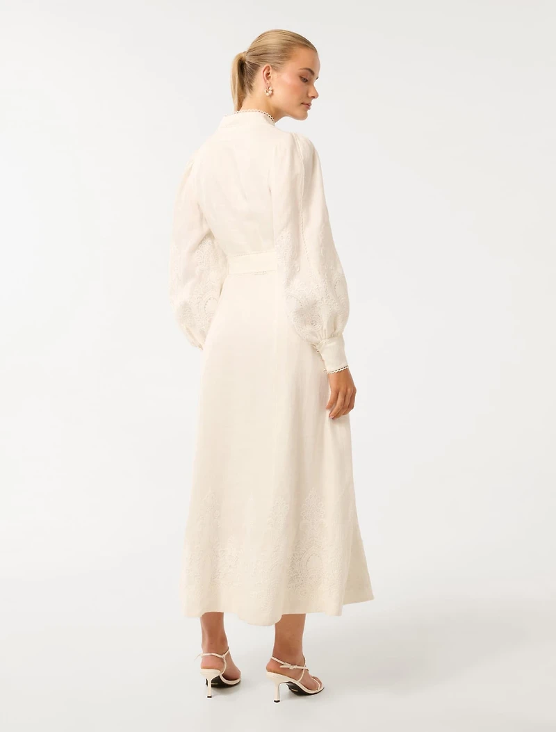 Allegra Lace Detail Midi