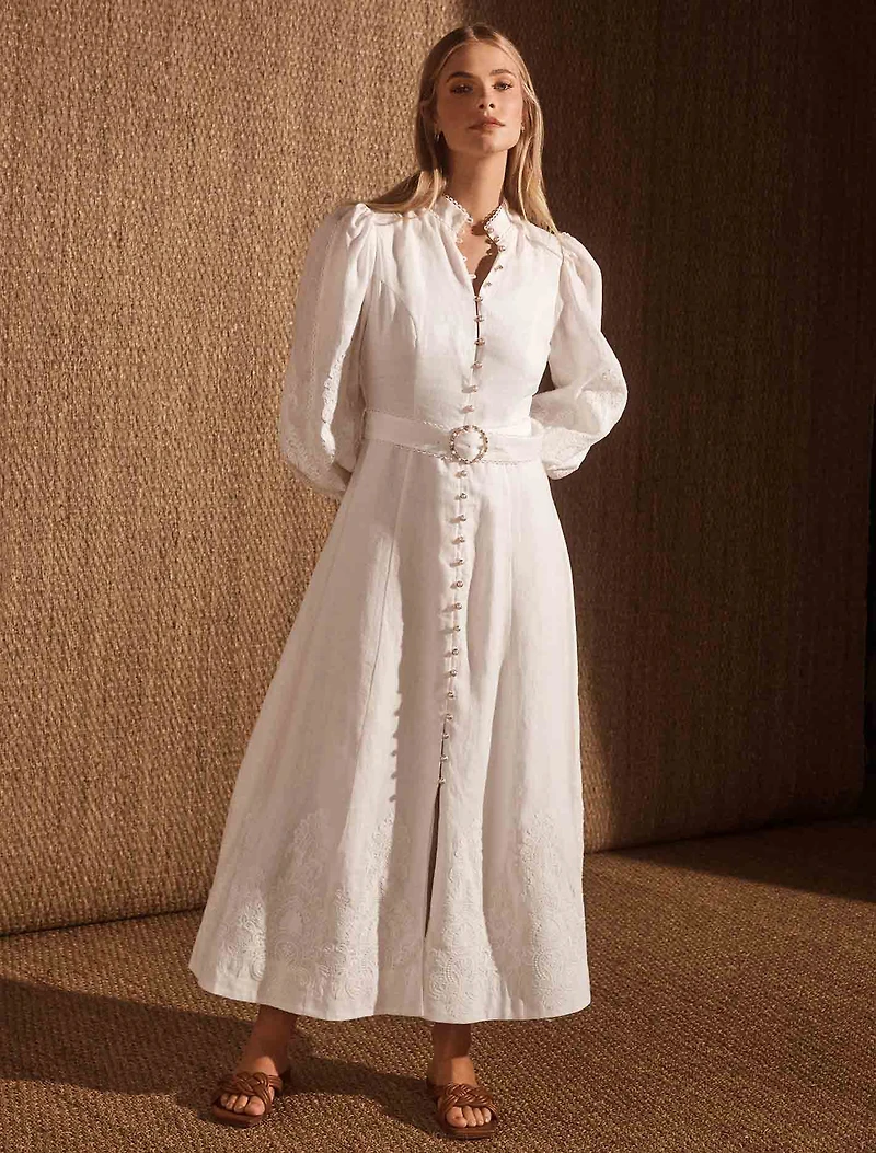 Allegra Lace Detail Midi
