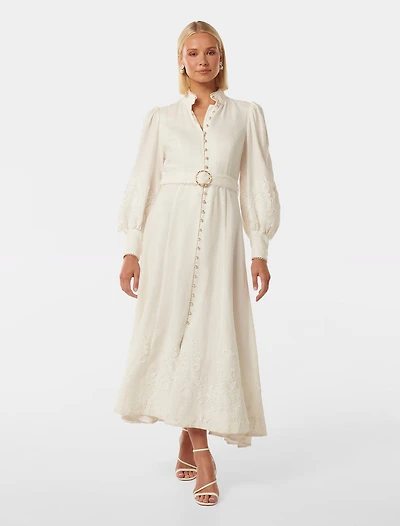 Allegra Lace Detail Midi