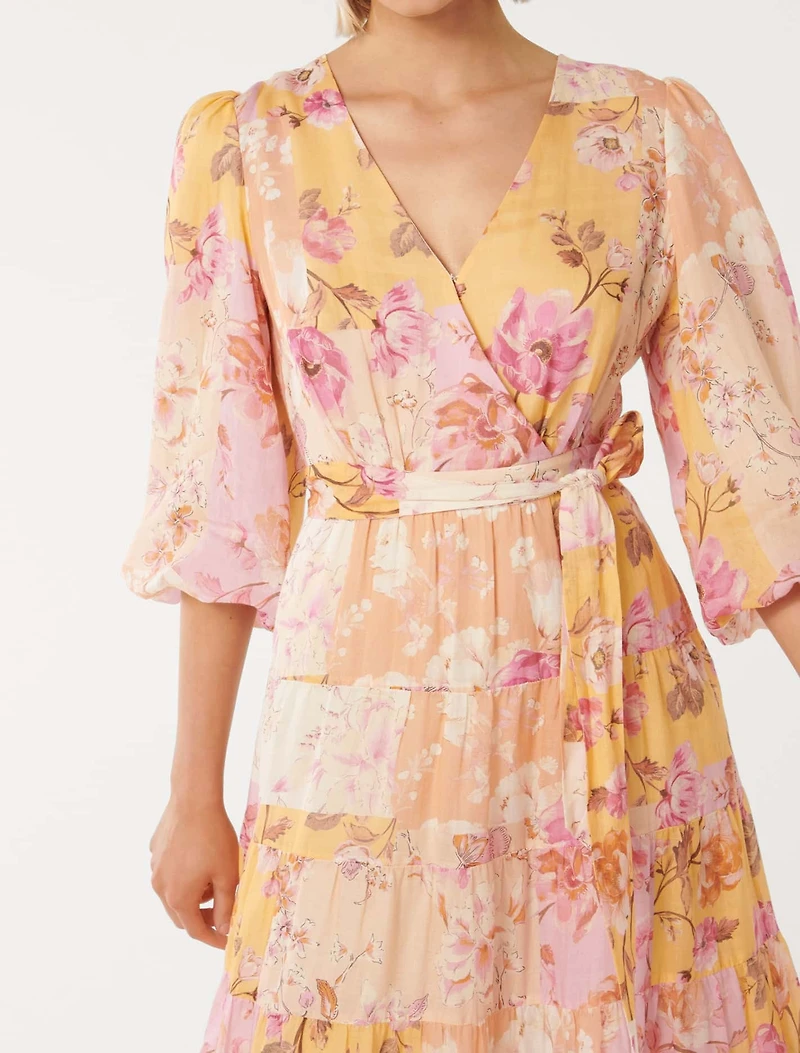 Imogen Tiered Wrap Midi