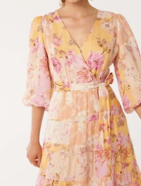 Imogen Tiered Wrap Midi