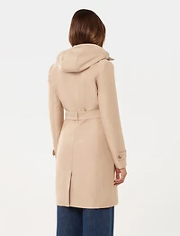 Alicia Short Hooded Trench