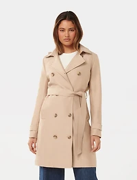 Alicia Short Hooded Trench