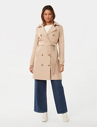 Alicia Short Hooded Trench