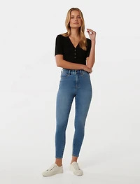 Bella Sculpting Skinny-Leg Jeans