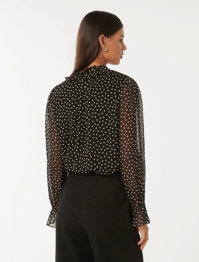 Renata Ruffle Blouse