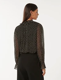 Renata Ruffle Blouse