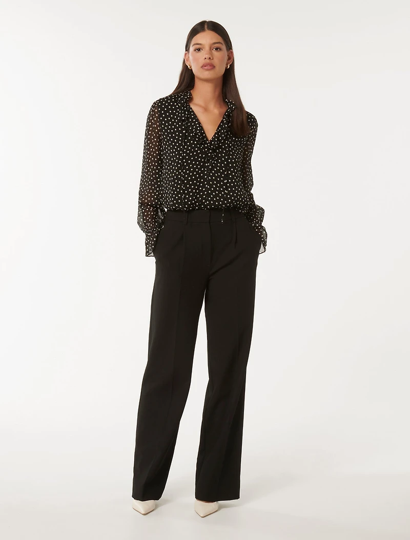 Renata Ruffle Blouse
