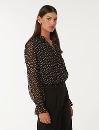 Renata Ruffle Blouse