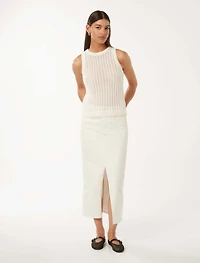 Bailee Crochet Racer Top