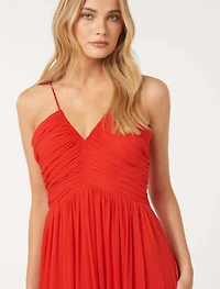 Nakita Ruched Bodice Maxi