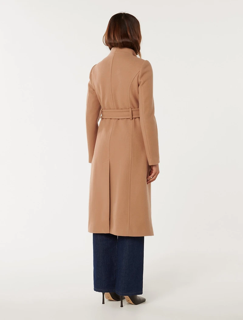 Ari Funnel-Neck Coat