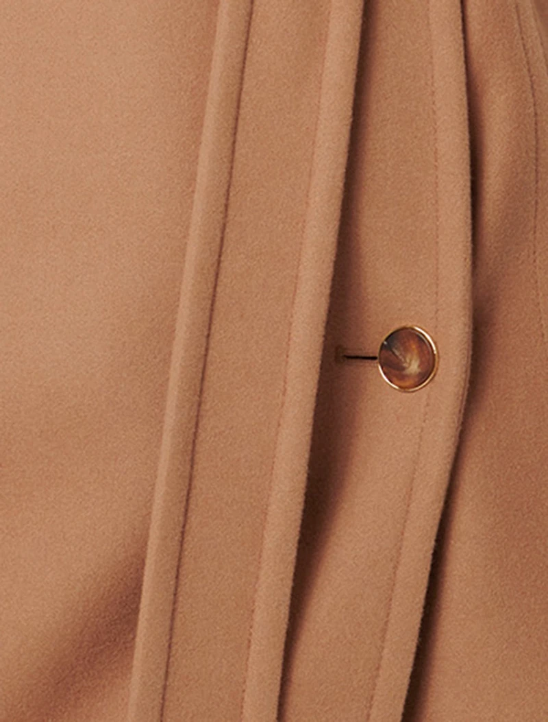 Ari Funnel-Neck Coat