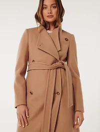 Ari Funnel-Neck Coat