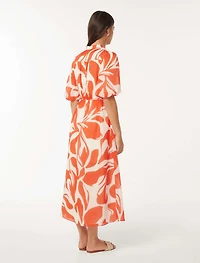 Loren Puff Sleeve Midi