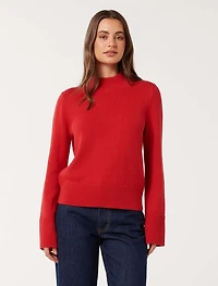 Poppy Stand Neck Sweater