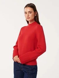 Poppy Stand Neck Sweater