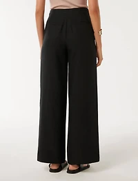 Mona Linen Wide Leg Pant